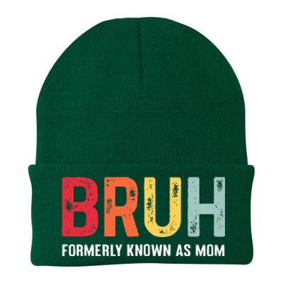 Bruh Formerly Known As Mom Funny MotherS Day Knit Cap Winter Beanie