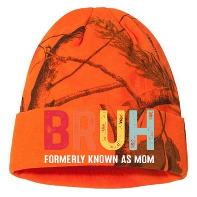 Bruh Formerly Known As Mom Funny MotherS Day Kati Licensed 12" Camo Beanie