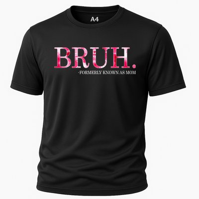 Bruh Formerly Known As Mom MotherS Day Cooling Performance Crew T-Shirt