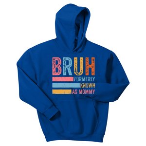 Bruh Formerly Known As Mommy Kids Hoodie