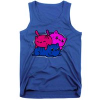 Bisexual Funny Kawaii Kitten Lgbt Pride Month Cat Bi Funny Gift Tank Top