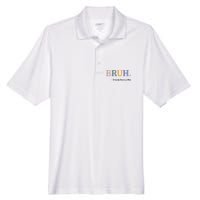 Bruh Formerly Known As Mom Bruh Mom Men's Origin Performance Pique Polo