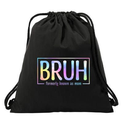 Bruh Formerly Known As Mom Family Mommy Drawstring Bag