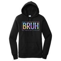 Bruh Formerly Known As Mom Family Mommy Women's Pullover Hoodie