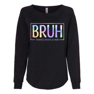 Bruh Formerly Known As Mom Family Mommy Womens California Wash Sweatshirt