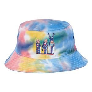 Benjamin Franklin Keg Stand Funny Tie Dye Newport Bucket Hat