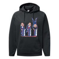 Benjamin Franklin Keg Stand Funny Performance Fleece Hoodie