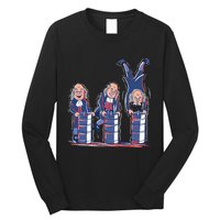 Benjamin Franklin Keg Stand Funny Long Sleeve Shirt