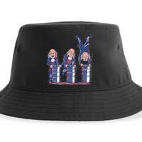 Benjamin Franklin Keg Stand Funny Sustainable Bucket Hat