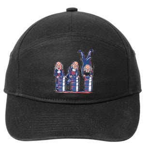 Benjamin Franklin Keg Stand Funny 7-Panel Snapback Hat