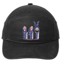 Benjamin Franklin Keg Stand Funny 7-Panel Snapback Hat