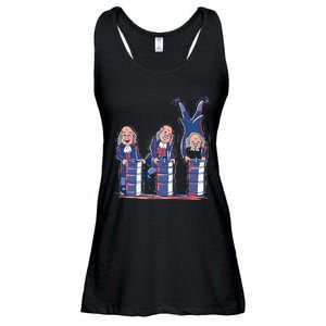 Benjamin Franklin Keg Stand Funny Ladies Essential Flowy Tank