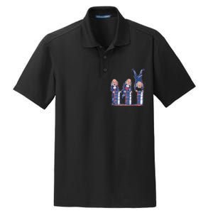 Benjamin Franklin Keg Stand Funny Dry Zone Grid Polo