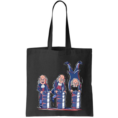 Benjamin Franklin Keg Stand Funny Bag