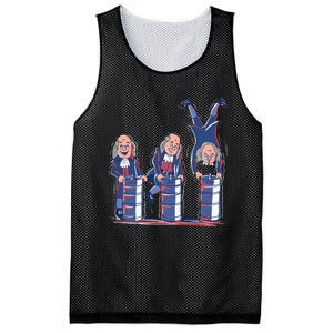 Benjamin Franklin Keg Stand Funny Mesh Reversible Basketball Jersey Tank