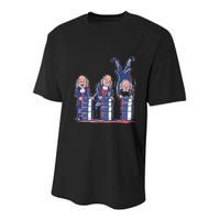 Benjamin Franklin Keg Stand Funny Youth Performance Sprint T-Shirt