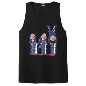 Benjamin Franklin Keg Stand Funny PosiCharge Competitor Tank