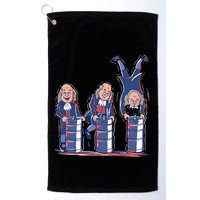 Benjamin Franklin Keg Stand Funny Golf Towel