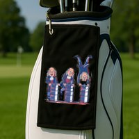 Benjamin Franklin Keg Stand Funny Golf Towel