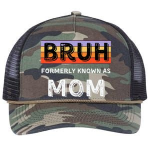 Bruh Formerly Known As Mom Retro Rope Trucker Hat Cap