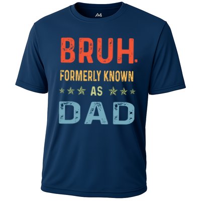 Bruh Formerly Known As Dad Cooling Performance Crew T-Shirt