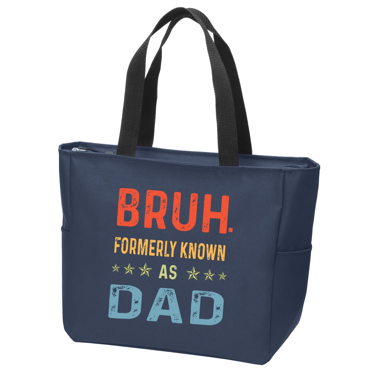 Bruh Formerly Known As Dad Zip Tote Bag