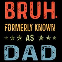 Bruh Formerly Known As Dad Cropped Pullover Crew