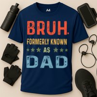 Bruh Formerly Known As Dad Cooling Performance Crew T-Shirt