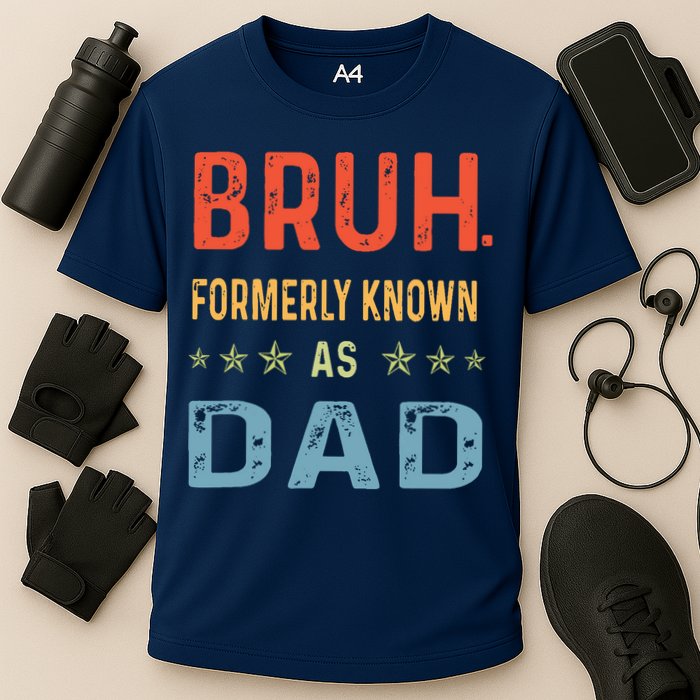 Bruh Formerly Known As Dad Cooling Performance Crew T-Shirt