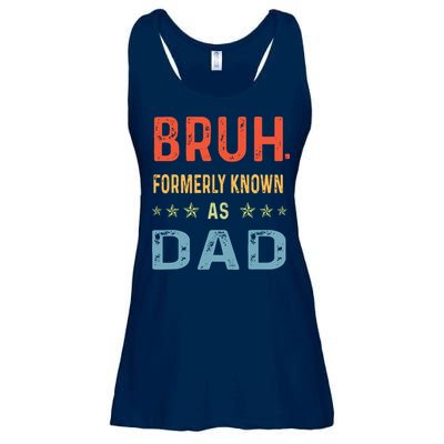 Bruh Formerly Known As Dad Ladies Essential Flowy Tank
