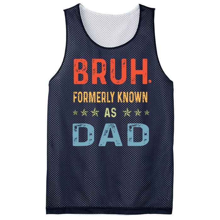 Bruh Formerly Known As Dad Mesh Reversible Basketball Jersey Tank