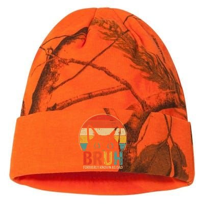 Bruh Formerly Known As Dad Funny Gifts For Dad Kati Licensed 12" Camo Beanie