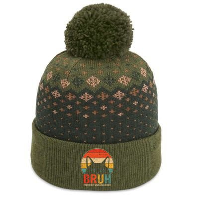 Bruh Formerly Known As Dad Funny Gifts For Dad The Baniff Cuffed Pom Beanie