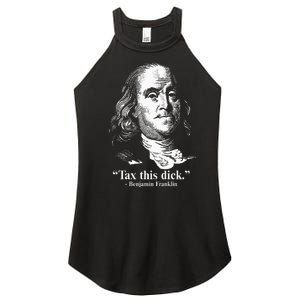 Benjamin Franklin Liberty Tax This Dick Republican Quotes Women's Perfect Tri Rocker Tank