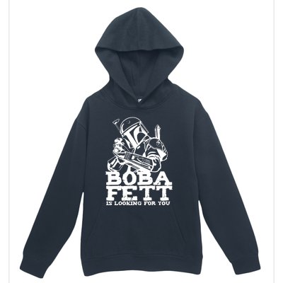 Boba Fett Looking For You Urban Pullover Hoodie