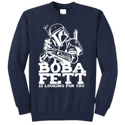 Boba Fett Looking For You Tall Sweatshirt