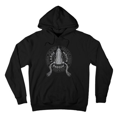 Bass Fishing Largemouth Bass Frog Fishing For Hogs Hoodie