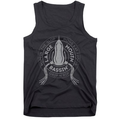 Bass Fishing Largemouth Bass Frog Fishing For Hogs Tank Top