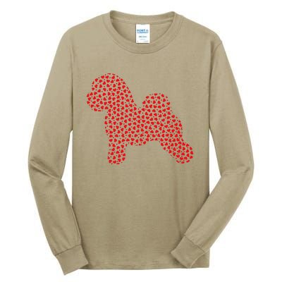 Bichon Frise Lover Valentine Gift Bichon Frise Valentine's Tall Long Sleeve T-Shirt