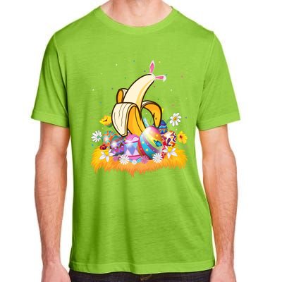 Banana Fruit Lover Easter Egg Funny Banana Easter Sunday Gift Adult ChromaSoft Performance T-Shirt