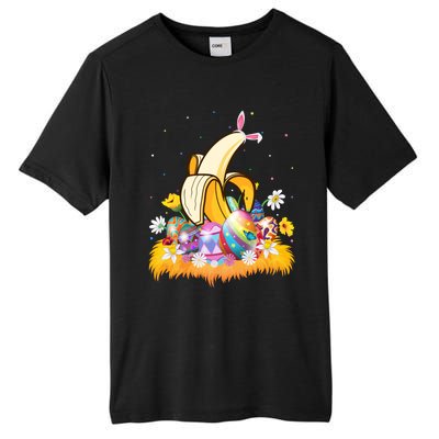 Banana Fruit Lover Easter Egg Funny Banana Easter Sunday Gift Tall Fusion ChromaSoft Performance T-Shirt