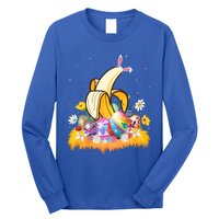 Banana Fruit Lover Easter Egg Funny Banana Easter Sunday Gift Long Sleeve Shirt