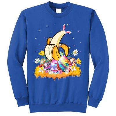 Banana Fruit Lover Easter Egg Funny Banana Easter Sunday Gift Sweatshirt