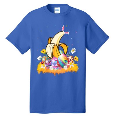 Banana Fruit Lover Easter Egg Funny Banana Easter Sunday Gift Tall T-Shirt