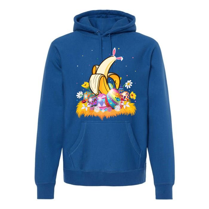 Banana Fruit Lover Easter Egg Funny Banana Easter Sunday Gift Premium Hoodie