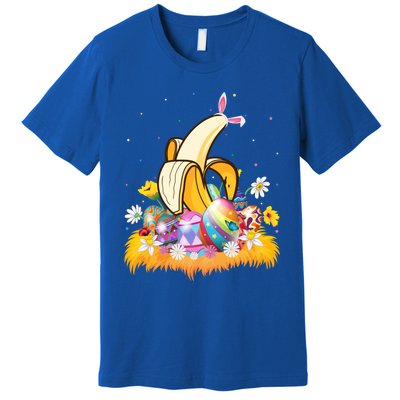 Banana Fruit Lover Easter Egg Funny Banana Easter Sunday Gift Premium T-Shirt