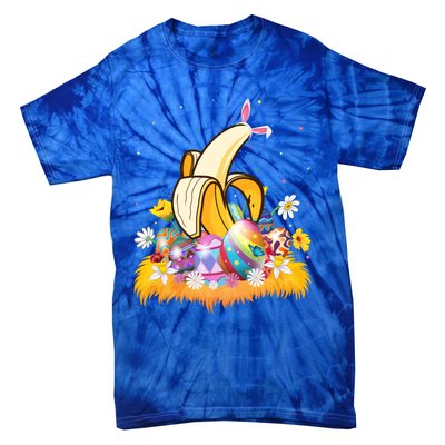 Banana Fruit Lover Easter Egg Funny Banana Easter Sunday Gift Tie-Dye T-Shirt