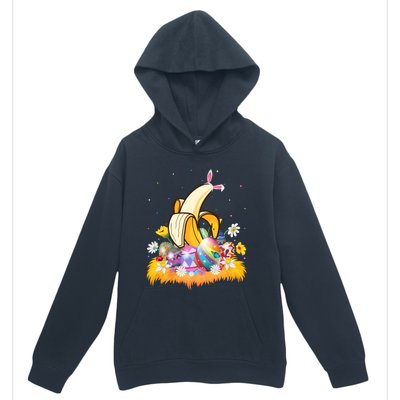 Banana Fruit Lover Easter Egg Funny Banana Easter Sunday Gift Urban Pullover Hoodie