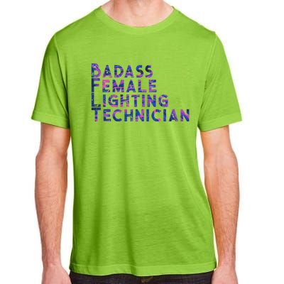 Badass Female Lighting Technician Adult ChromaSoft Performance T-Shirt