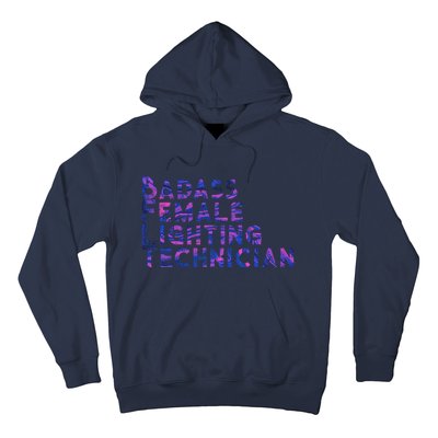 Badass Female Lighting Technician Hoodie